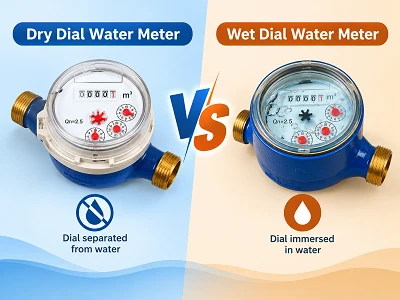 Medidor de agua de esfera seca versus medidor de agua de esfera húmeda: compr...